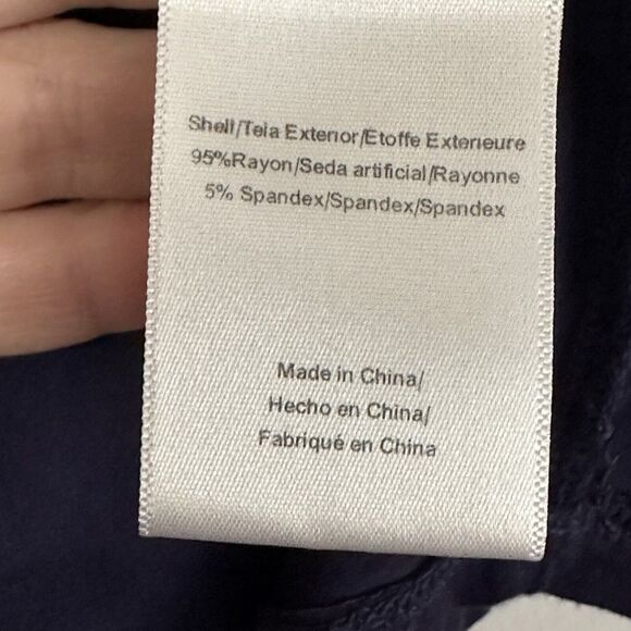 Modcloth Jersey Tee XL Violet Blue Balloon Sleeve Boat Neck Pullover SOFT Casual - Picture 6 of 10